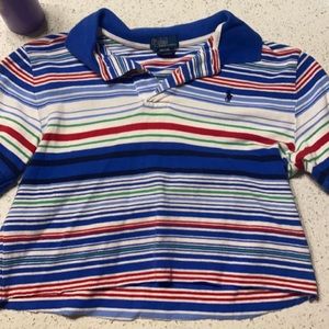 cropped polo shirt